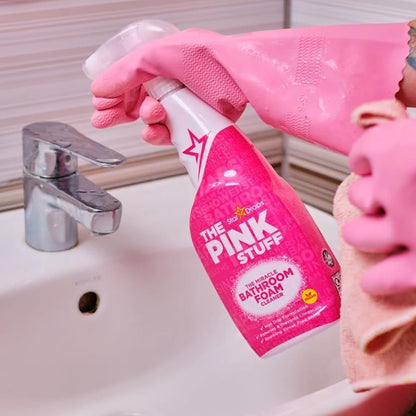 Pink Stuff 9-Piece Household Cleaning Products Bundle Gift Set – Includes Cream Cleaner, Toilet Gel, Shower & Shine, Bathroom, Floor, Multi-Purpose, Window, Cleaner & Laundry Liquid