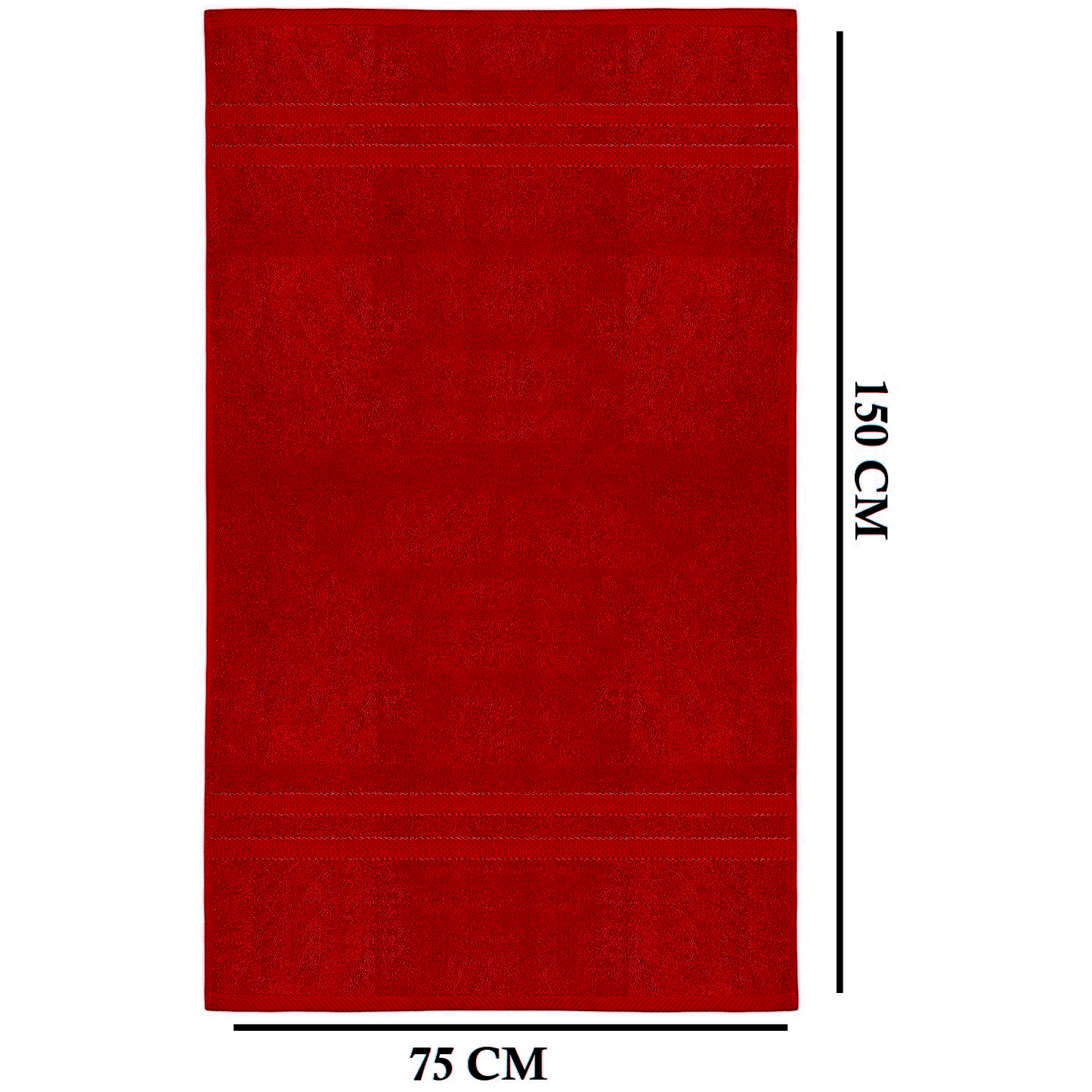 4 X Large Jumbo Bath Towels 100% Egyptian Cotton -75 x 150 cm- Soft Quick Dry Hotel Spa Big Bathroom Towels Set