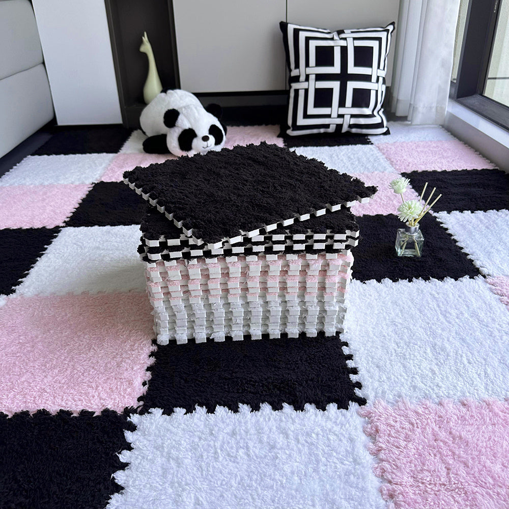 Plush Interlocking Carpet Tiles – 30cm EVA Foam Multipacks