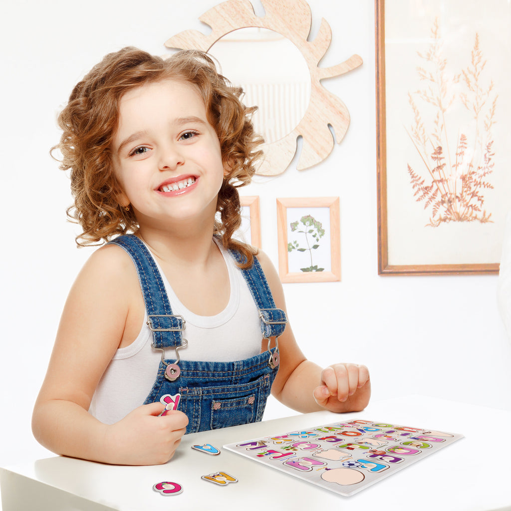 Wooden Toddler Learning Puzzles - 6-Piece Activity Set
