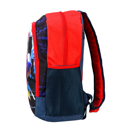 Spider-Man Kids Childrens Large Premium Backpack School Rucksack Travel Bag with side mesh pocket and front zipped pocket