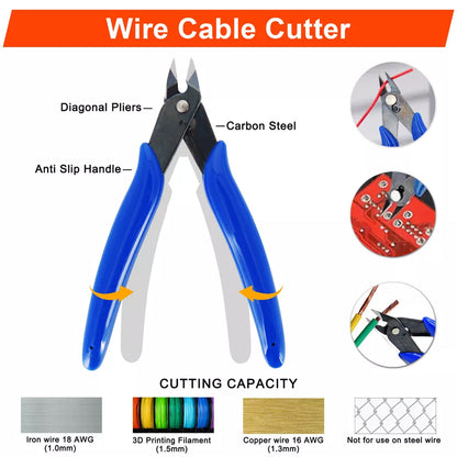 Heavy Duty Tyre Repair Kit - 65pcs All-In-One Universal Puncture Repair Kit for Tubeless Tyre Flats for Car, Truck, Bikes, RV, SUV, ATV, Motorcycle, Tractor, Trailer