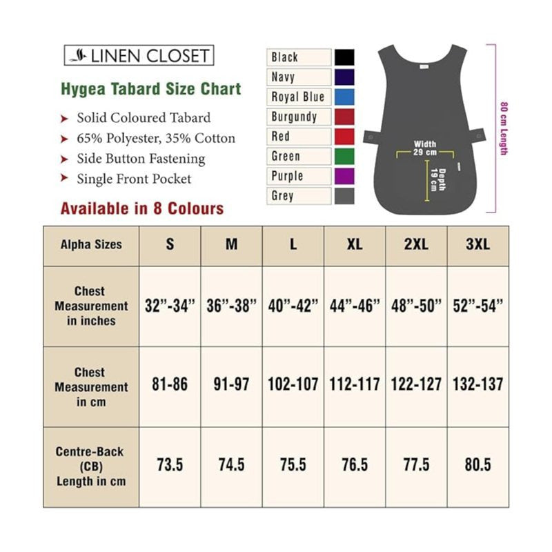 Pack of 2 Self Tabard Apron | Aprons for Men, Women, and Ladies | Professional Cooking Aprons with 2 Pockets | Adjustable Kitchen Apron for Baking, BBQ, Grilling, Gardening, Crafting, Cleaning, Painting, Barista, Restaurant Work | Cute & Stylish Gift Apro