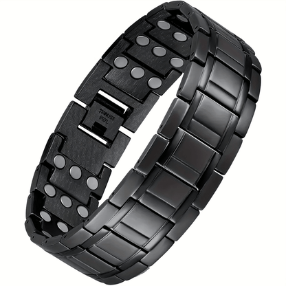1pc Men'S stainless steel bracelet, Fashionable And Comfortable to Wear, Suitable for Boyfriends And Fathers As The Best Gift