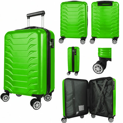 Direct Luggage Underseat Cabin Case 40 x 25 x 20 cm RyanAir Approved Size with Combination Lock and Detachable 360° Wheels T-HC-US-1627