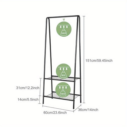 Heavy Duty Metal Clothes Rod Hanging Rack Clothing Display Rack Storage Racks