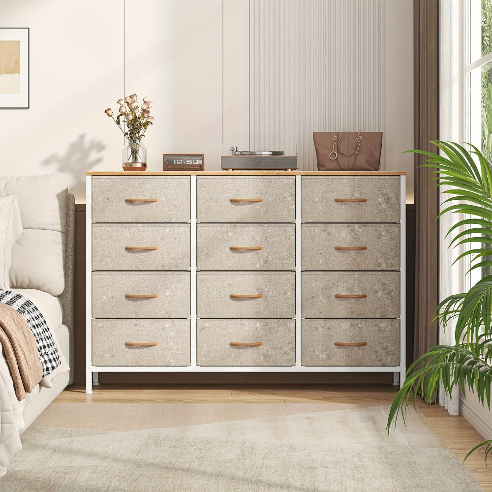 twelve-drawer fabric storage chest - alternate angle 18