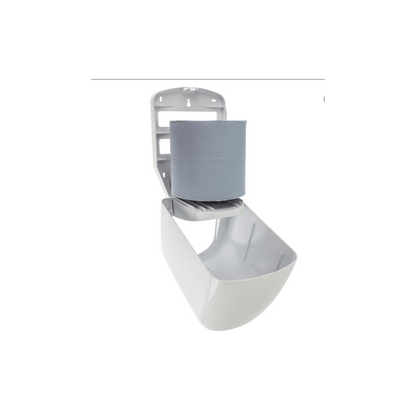Centrefeed Wall Dispenser with One Durable Blue Centrefeed Roll – Easy, Hygienic Dispensing Solution