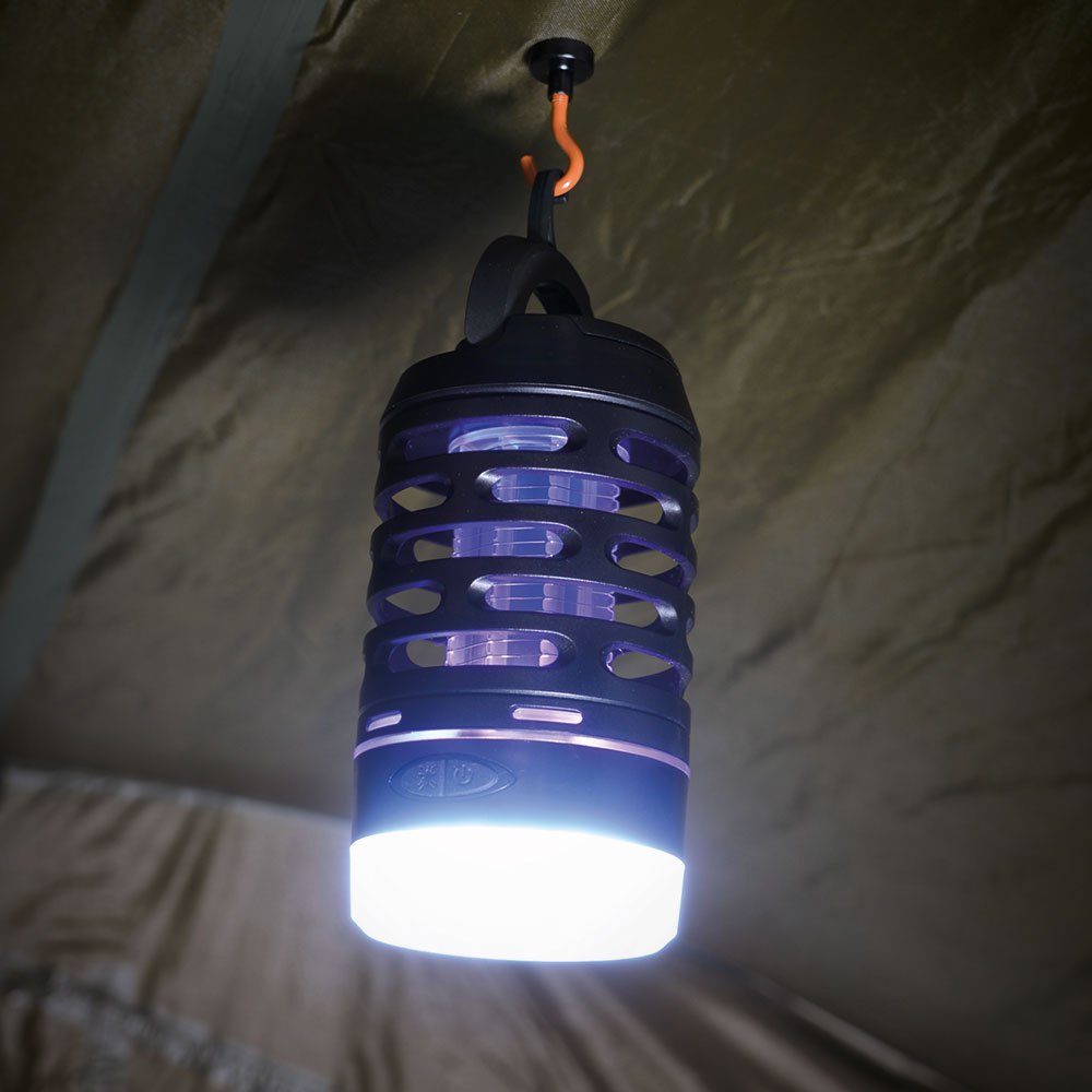 NGT 3-in-1 Bug Zapper & Light System | Rechargeable Mosquito Killer, Lamp & Flashlight - Compact Carp Fishing & Camping Accessory