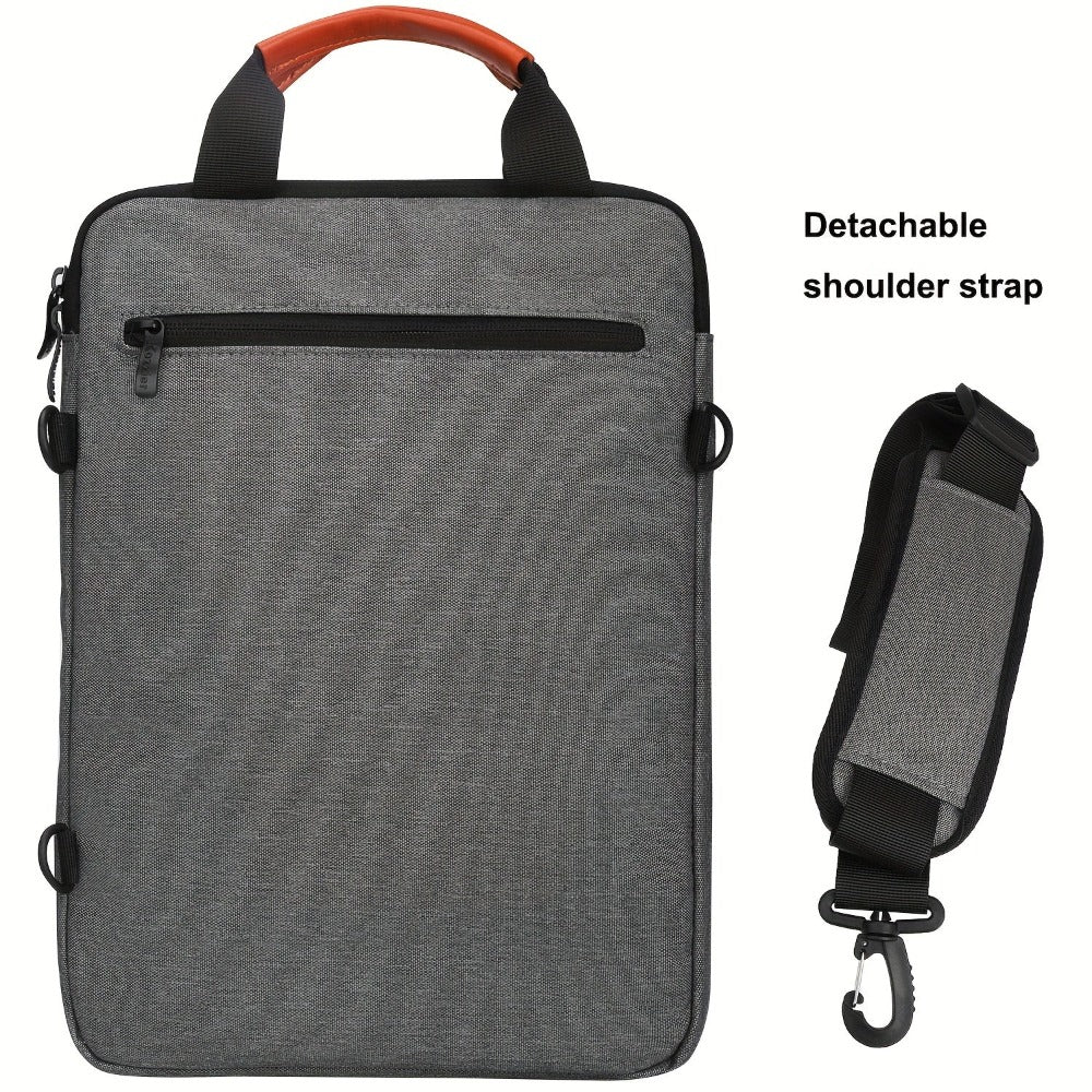13 Inch Vertical Laptop Sleeve Bag with Shoulder Strap – Slim Tablet Inner Bag for MacBook Air 13", iPad Pro & 13" Laptops – Portable Carry Case