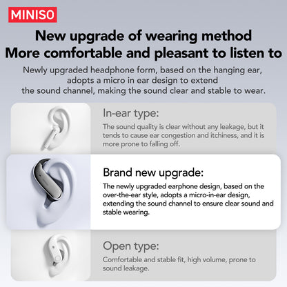 2026 Flagship Wireless AI Earbuds with 134-Language Real-Time AI Translation, Active Noise Cancellation Technology, Hi-Fi High-Fidelity Sound Quality, New Micro-In-Ear Suspension Design, 4.6G Ultra-Lightweight, Flexible Titanium Alloy Ear Hooks