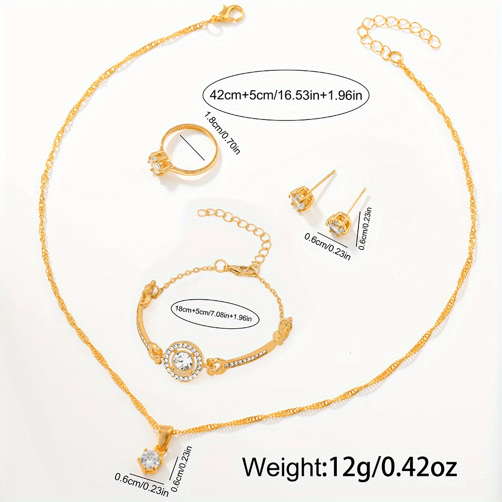 Women's Quartz Watch and Jewellery Gift Set
