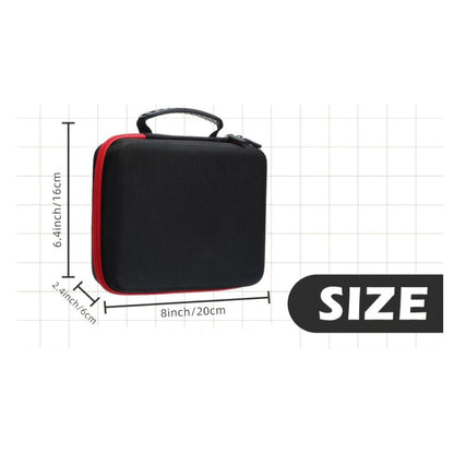 Hard Carrying Case for Dungeons & Dragons RPG Board Games Dice Package EVA 70 Hole Dice Bag with Partition for D&D Portable Bag (Only Bag)