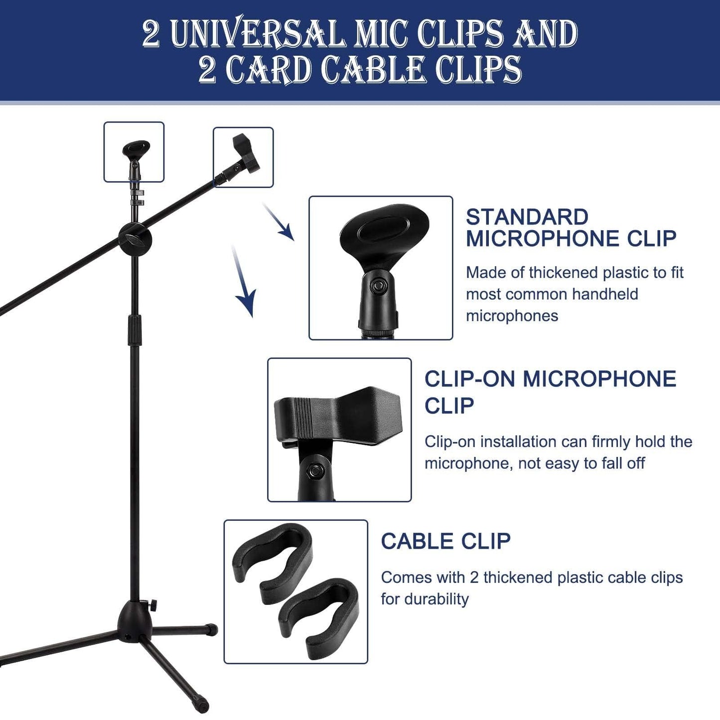 Ground Support Stand, Adjustable Microphone Stand, Floor-standing Microphone Stand, Microphone Tripod Stand
