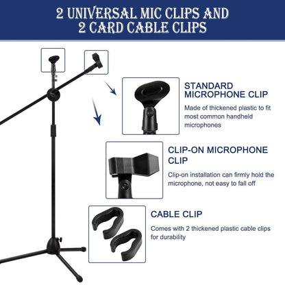 Ground Support Stand, Adjustable Microphone Stand, Floor-standing Microphone Stand, Microphone Tripod Stand