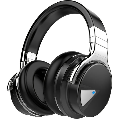 E7 Wireless Headphones with Active Noise Cancellation And Microphone, Featuring Deep Bass, Over-Ear Design, Comfortable Protein Ear Pads, And 30 Hours of Playtime