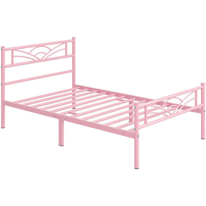 Metal Platform Bed Frame Single Double King – 363kg Heavy Duty, Anti-Slip Slats, Squeak-Free, No Box Spring Needed | 4 Colours | Free UK Delivery