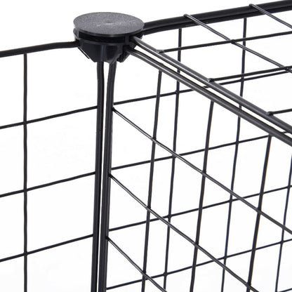 Dog Playpen, Cat Playpen, Small Animal Playpen Metal Pet Playpen for Small Dogs Cats Including 12 Panels, Portable Small Animal Wire Cage for Indoor Yd Fence for Guinea Pigs, Rabbits Kennel Crate Fence, Dog Fence for Puppy, Kitten, Hamster, Turtle, Hedgeh