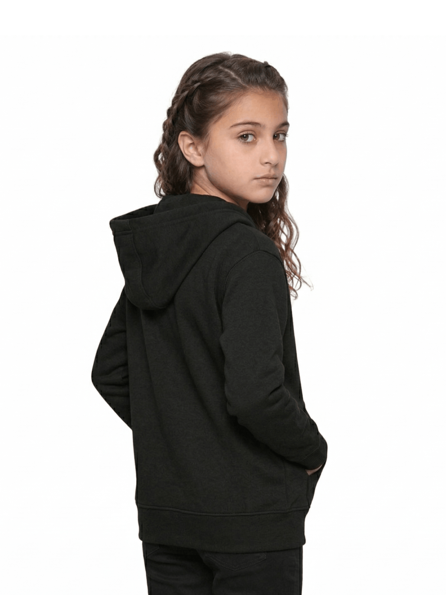GW CLASSY OUTFIT Boys Girls Casual Fleece Hoodie Kids Lightweight Zipper Sweat Shirt Soft and Comfortable for School and Everyday
