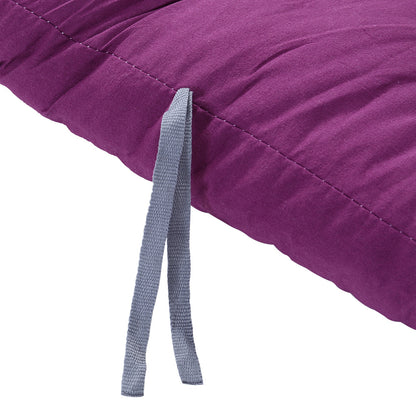 1PC Thickened Patio Chair Cushion, Purple, Single Piece Only, 160×50×8cm, Thick Style, Garden Bench Seat, Sunbed Anti-Slip Pad, Suitable for 2-3 People, Porch Swing, Lawn, Courtyard