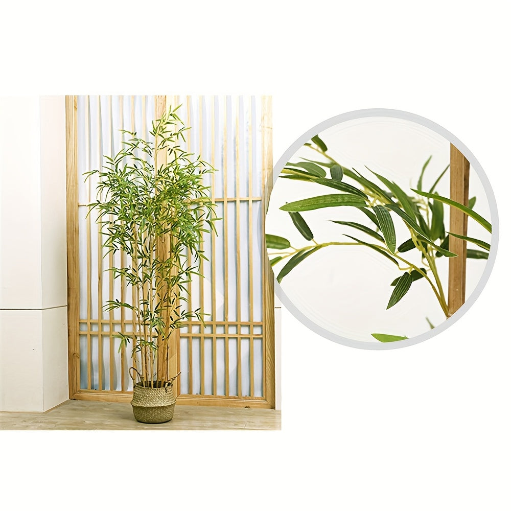 1 Pot of 60Cm Simulated Bamboo Floor Potted Home Living Room Bedroom Decoration to Create a Natural Atmosphere Indoor And Outdoor General Office/Garden Beautification Preferred