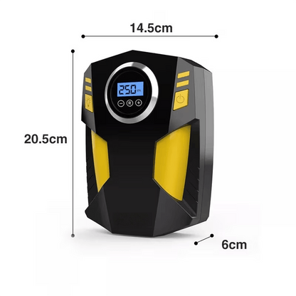 1PC Portable Digital Tire Inflator, Smart Air Compressor with Auto Stop Function, LED Lighting & Multi Nozzles Design, Fast Inflation Handheld Air Pump, Multifunctional Emergency Inflation Tool for Vehicle, Motorcycle, Bike, Sports Ball and Inflatable Ite