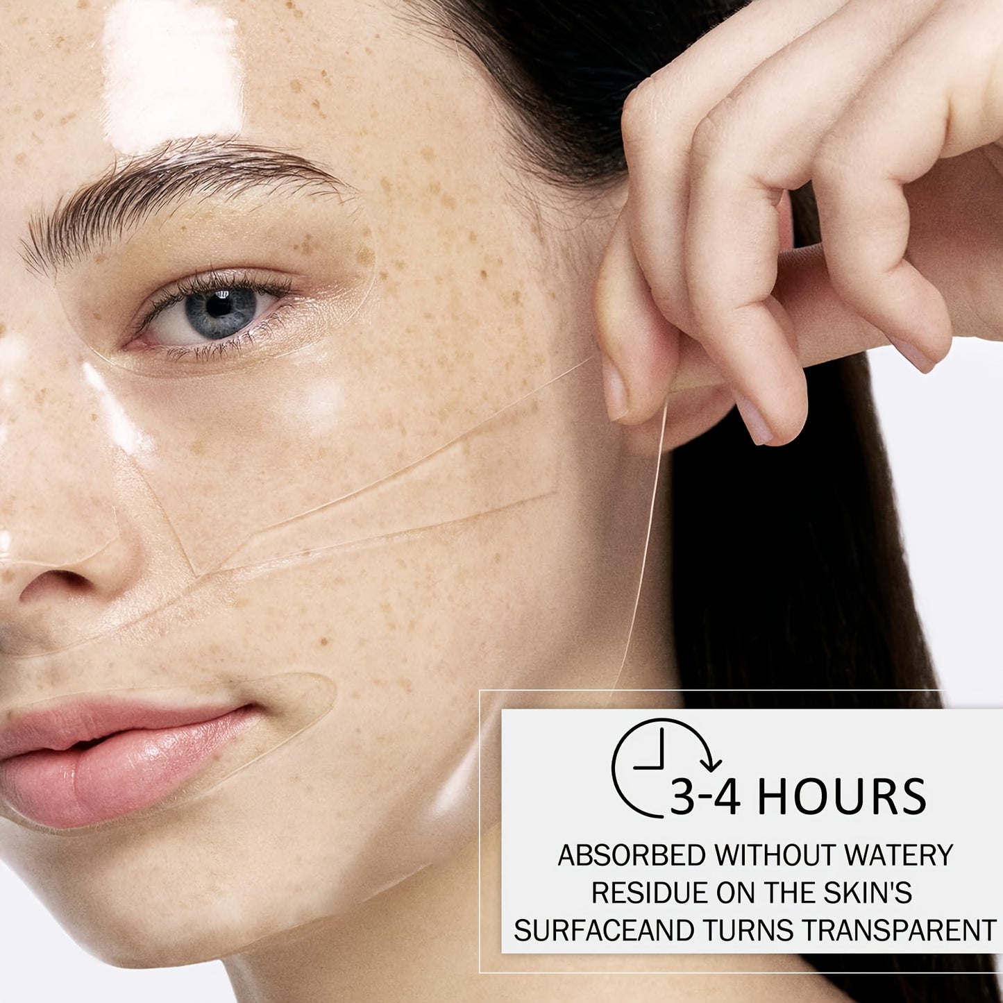 5pcs Collagen Powerful Moisturizing Facial Mask Deeply Hydrates Skin, Making Face More Moist, Delicate, And Bright. Rich in Collagen Acid, Bidding Farewell to Dry, Dull, And Loose Skin