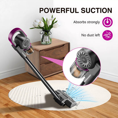 Upgraded 4-In-1 Cordless Handheld Stick Vacuum Cleaner, Super Lightweight Handheld Vacuum - 150W, 8500 Pa Strong Suction, High-Speed Motor, Large Dust Cup, Vacuuming & Mopping & Sweeping, Suitable for Home, Carpet, Office
