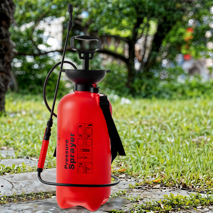 5/8L Garden watering air backpack portable lawn irrigation pressure sprayer available in green, red or blue