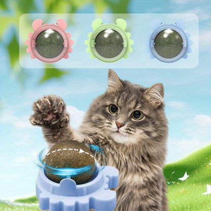 3pcs Interactive Rattan Cat Toy, Ball-Shaped, Chew And Play, Dental Health And Teeth Cleaning | Indoor Cats, All Breeds | Natural Rattan Material, Cat Plaything|Interactive Cat Toy|Durable Cat Toy, Without Battery