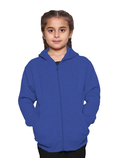 GW CLASSY OUTFIT Boys Girls Casual Fleece Hoodie Kids Lightweight Zipper Sweat Shirt Soft and Comfortable for School and Everyday