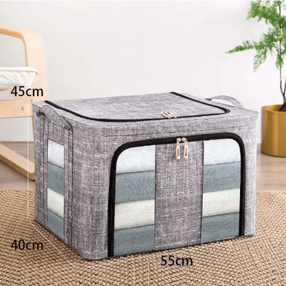 3 Pack 70 L Three-Ply Fabric Foldable Storage Bags, & Largefor, Shoes, Blankets, Bedding and Duvet