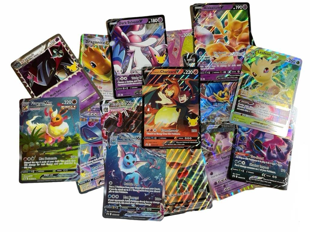 2-Pack XXL Size Official Pokémon Jumbo Cards (English) – Random Rarity (V/VMAX/GX/Holo)