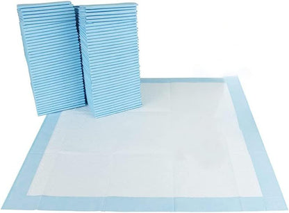 50 / 100 Pack Puppy Training Pads 56×56cm, Thick Super Absorbent Pet Urine Pads with Leakproof Backing, Disposable Dog Pee Pads for Puppies, Dogs & Small Pets, Fast Dry Surface, Odour Control Pads for House Training, Crates, Travel & Indoor Use