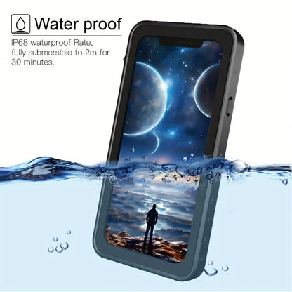 Waterproof Case For iPhone X XR XS Max 360° Full Body Protection Shockproof Dustproof Snowproof Drop proof Built-in Screen Protective Phone Case