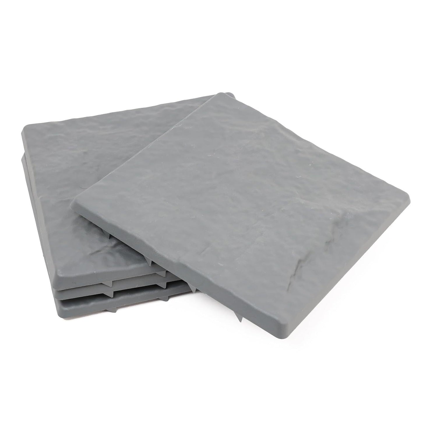 Garden Stepping Stones Stomp Garden Tiles Stepping Plastic Hard Wearing Durable (Pack Of 4)