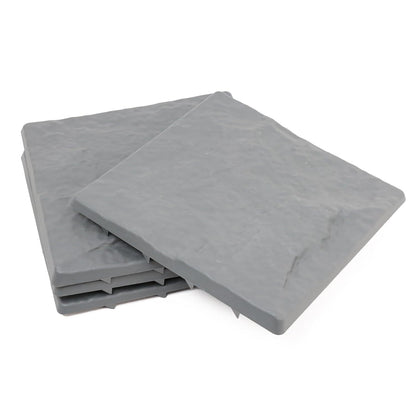 Garden Stepping Stones Stomp Garden Tiles Stepping Plastic Hard Wearing Durable (Pack Of 4)