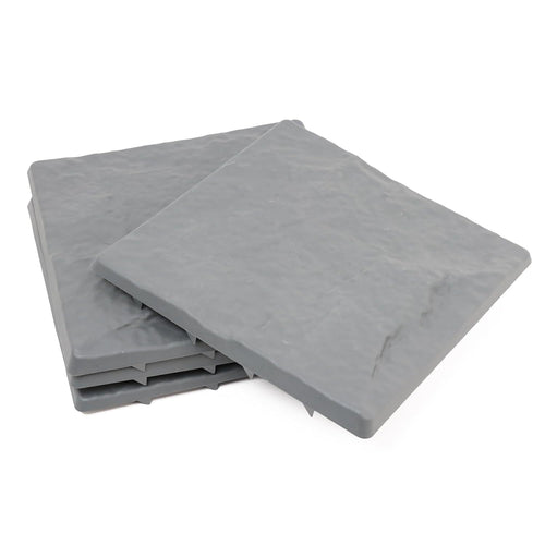 Garden Stepping Stones Stomp Garden Tiles Stepping Plastic Hard Wearing Durable (Pack Of 4)