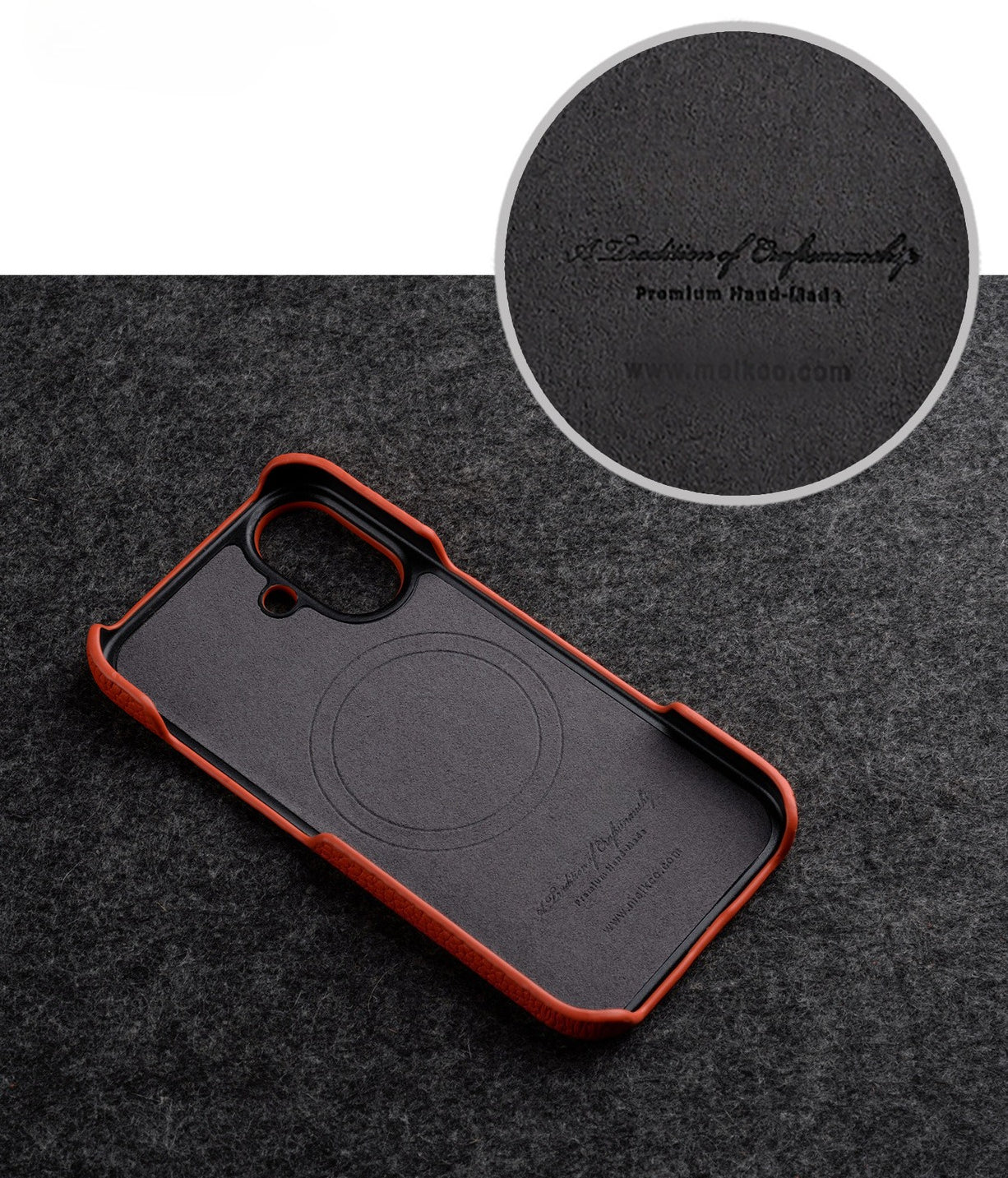 Phone Case - High-Quality Leather Case Designed for The for Iphone 17 Pro Max Featuring Magnetic Support, Also Compatible with The for Iphone 16 Pro, Providing a Sturdy Cover