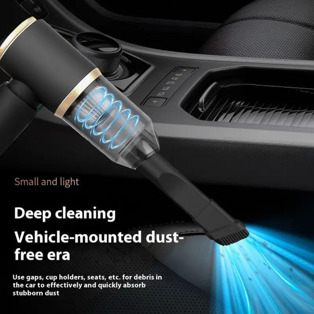 Cordless Handheld Vacuum Cleaner Portable Mini Wireless Wet & Dry with Air Blower – Low Noise Lightweight Hoover for Car, Home, Kitchen & Pet Hair Cleaning