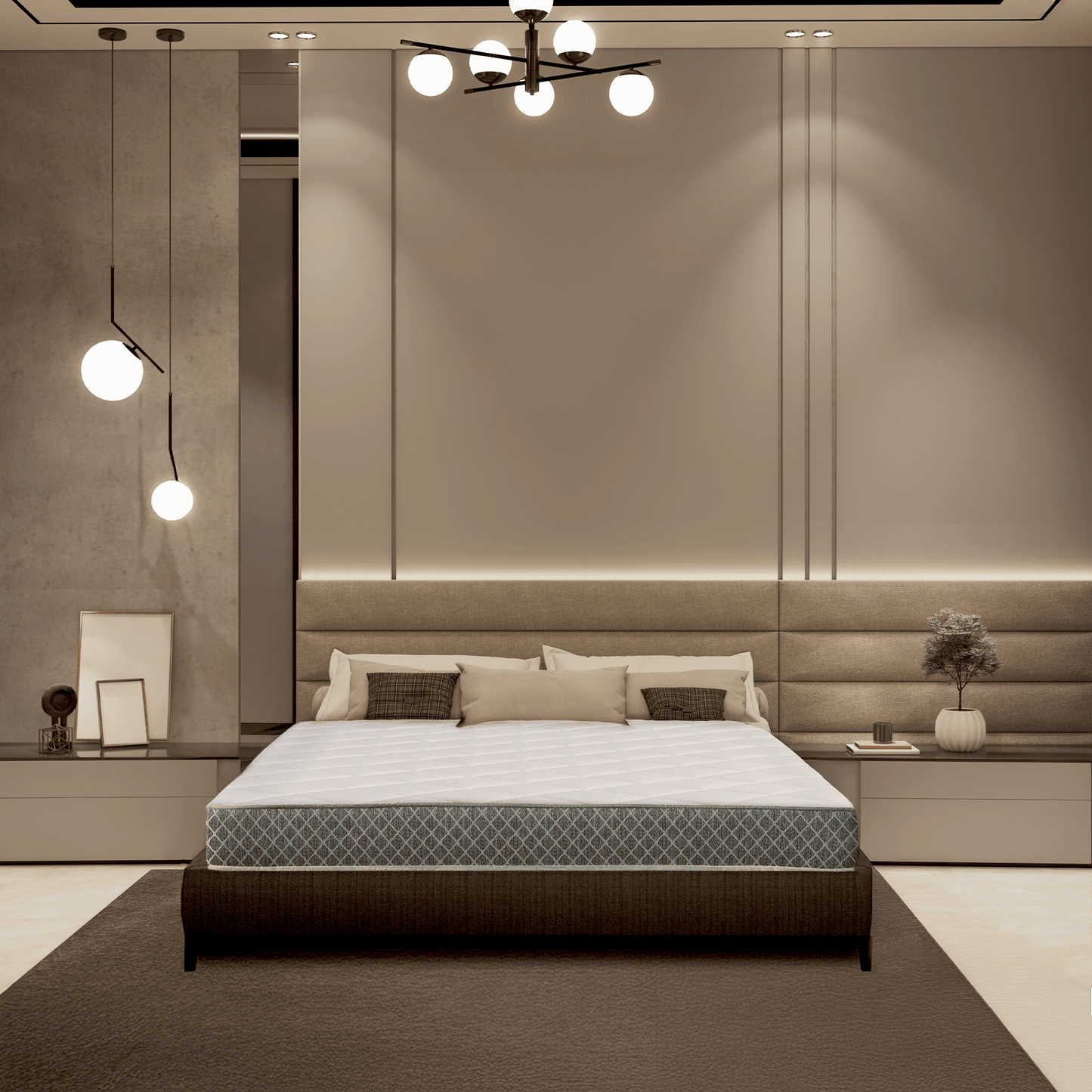 SleepMax Diamond Hybrid 18cms Deep Innerspring & Memory Foam Mattress
