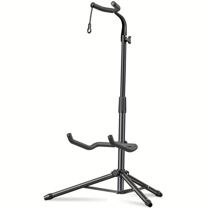 [New Bee|Multi-functional] New Bee GH02 Multi-functional Folding Guitar Stand | Universal with Neck Support Frame | Easy Install for Electric, Acoustic, Classical Guitar | Birthday & Festive Gift | Local Warehouse