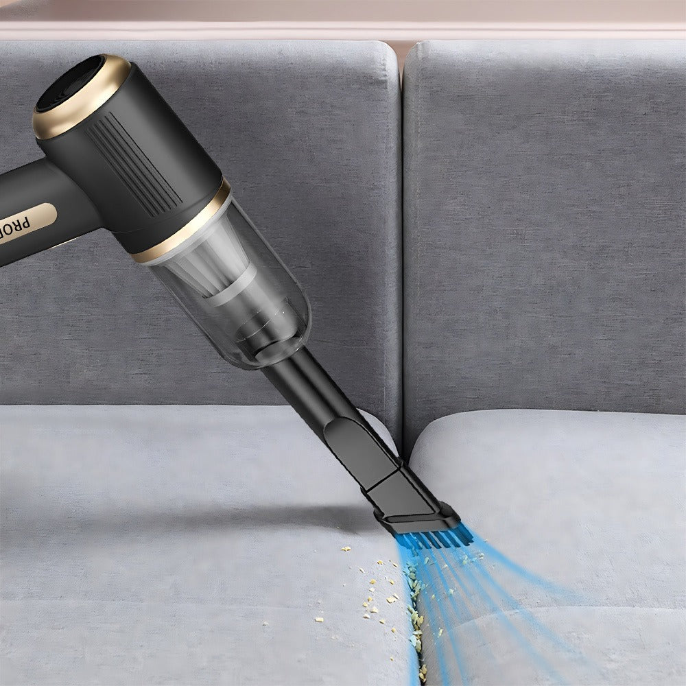 4-in-1 Cordless Vacuum Cleaner & Air Pump with Brushless Motor – Portable High-Power Blower for Car Interior, Pet Hair, Keyboard & Home – Gift for Car Owners & Pet Parents