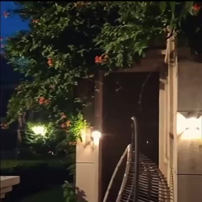 Solar Filament Lantern Wall Light IP65 Waterproof 3500 Lumens 3 Modes Motion Sensor Outdoor Decorative Garden Lamp for Yard Porch Wedding Villa Bar 2pcs 4pcs UK