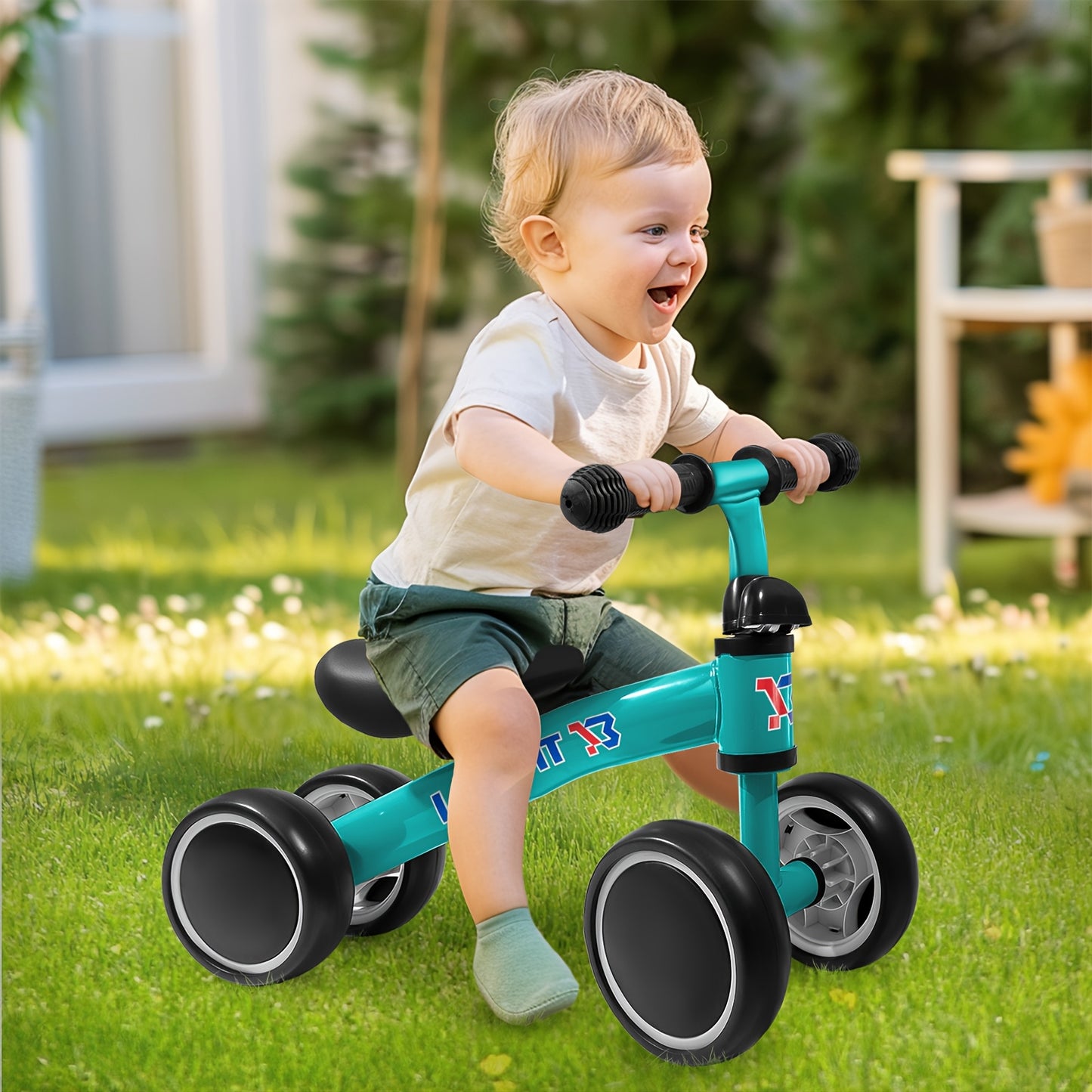 Baby Balance Bike, Indoor Outdoor Baby Ride on Bike, No Pedals Training Bike for Boys Girls Toddlers First Bike, Kids Best Gift