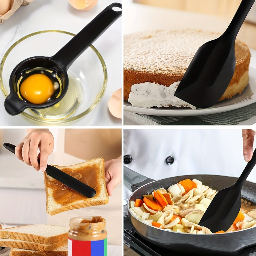 23 pcs Silicone Utensil Set, Kitchen Utensil Set, Safety Cooking Utensils Set, Non-Stick Cooking Utensils Set with Wooden Handle, Washable Modern Cookware, Kitchen Stuff, Kitchen Gadgets, Kitchen Essentials, Cookware Kitchen Set, Ideal for Christmas