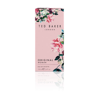 Ted Baker Woman Pink Eau de Toilette Floral Green & Fruity Perfume for Women with Peach, Bergamot, Apple, Tangerine Musk & Vanilla, Gift Idea, 3.38 fl oz / 100ml