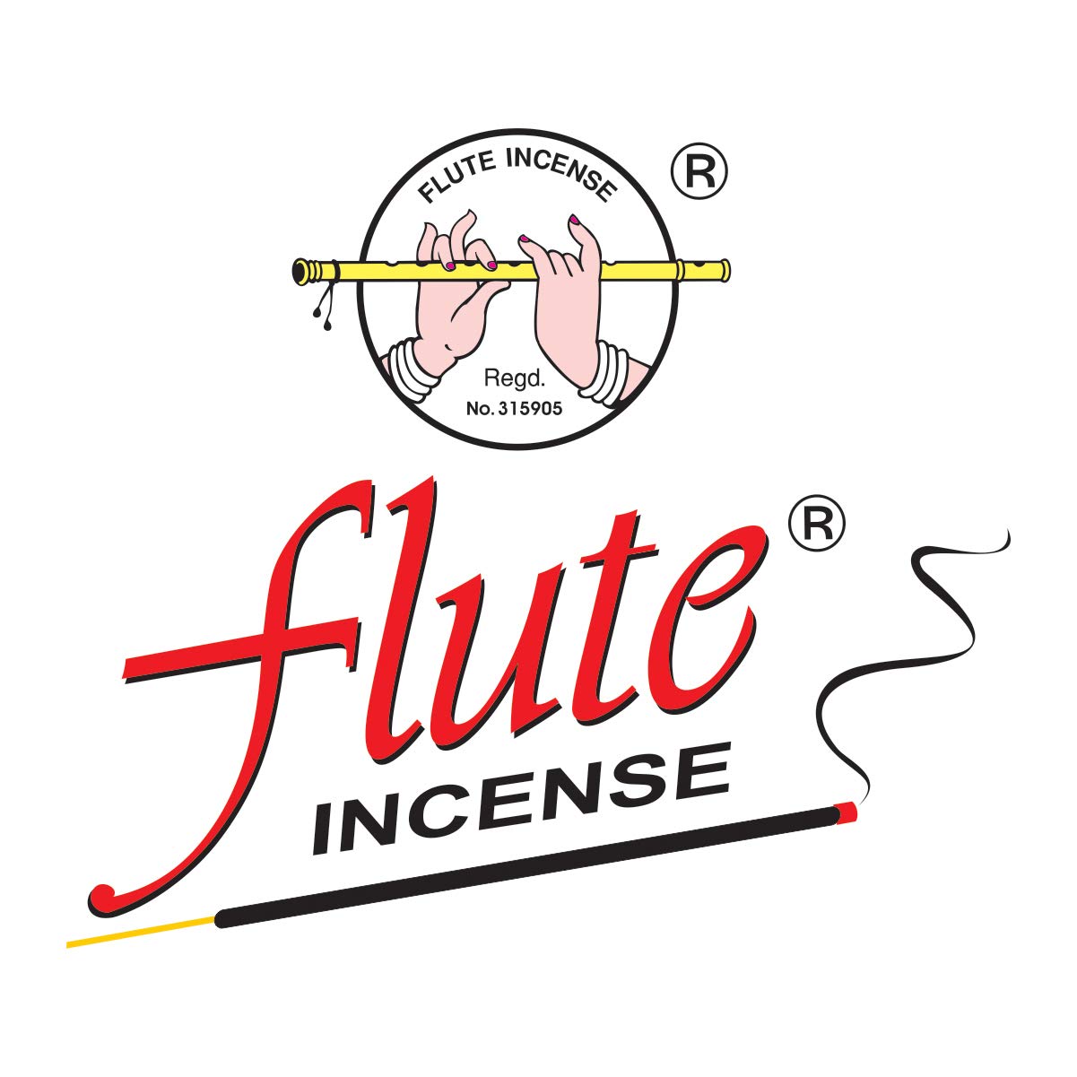 Flute Floral Incense Sticks Variety Pack, 120 Sticks Total, 6 Fragrances, 20 Sticks Each (Images is Just for reference, Real fragrance may different )