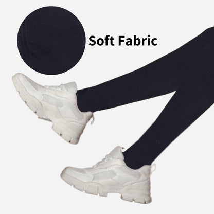 Pack Of 6 Girls Tights, School Uniform Multipack Soft Cotton Rich Winter Tights (3-12 Years)