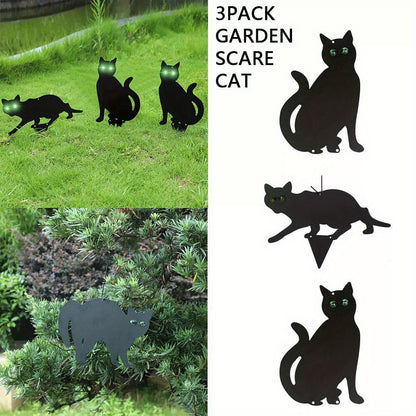 3pcs GARDEN PEST DETERRENT REPELLENT SCARER NUISANCE CONTROL FOX SCARE CAT